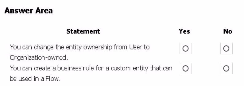 Exam PL-900 Question 4