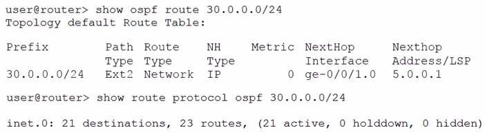 Exam JNCIP-SP Question 1