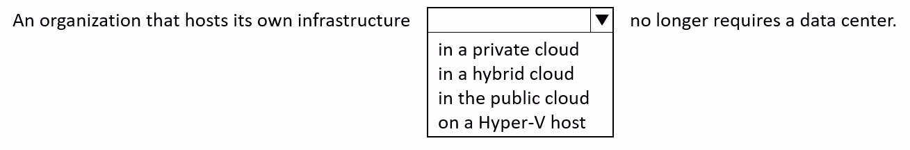 Exam AZ-900 Question 391