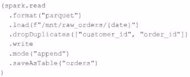 Exam Certified Data Engineer Professional Question 8