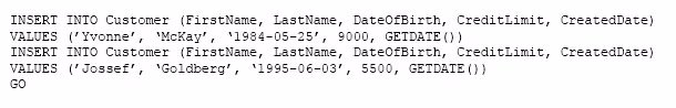 Exam 70-761 Question 4