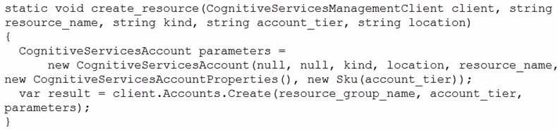 Exam AI-102 Question 9