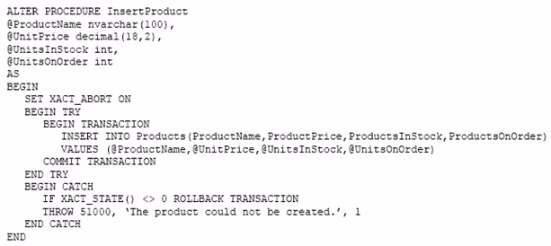 Exam 70-761 Question 1