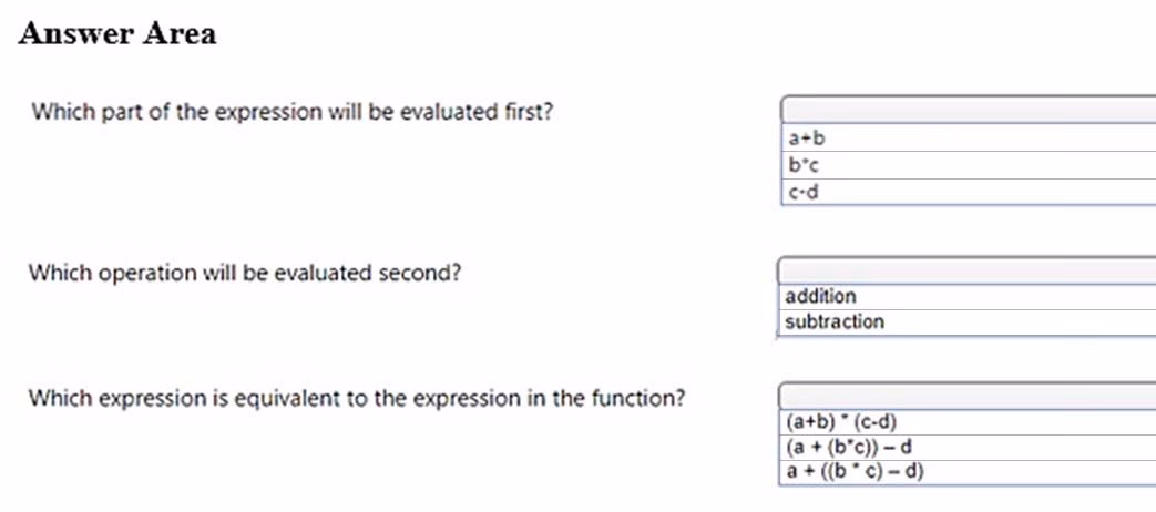 Exam 98-381 Question 8