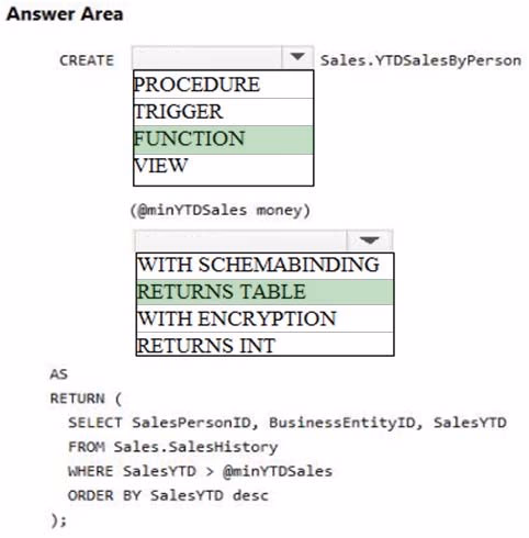 Exam 70-762 Question 8