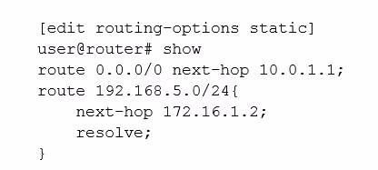 Exam JNCIS-SP Question 7