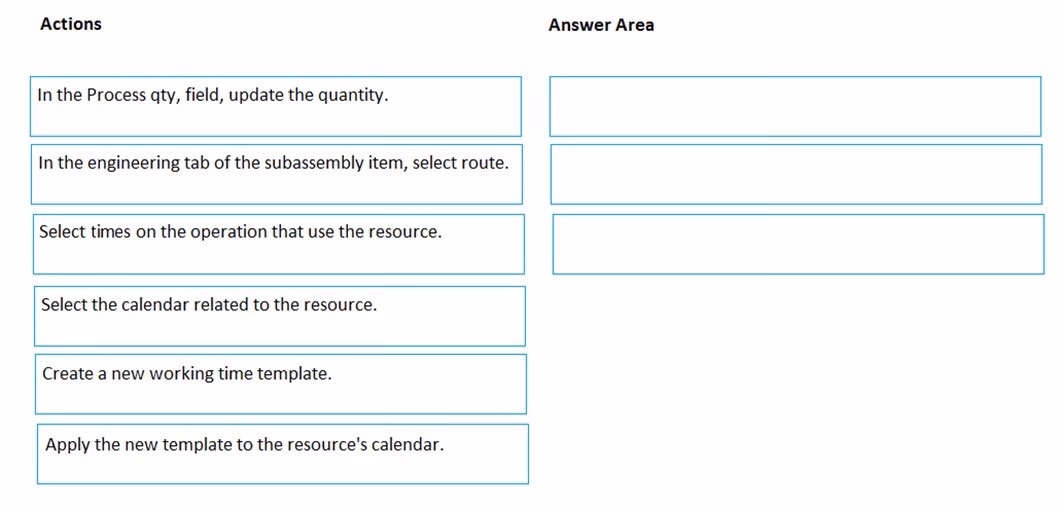 Exam MB-320 Question 2