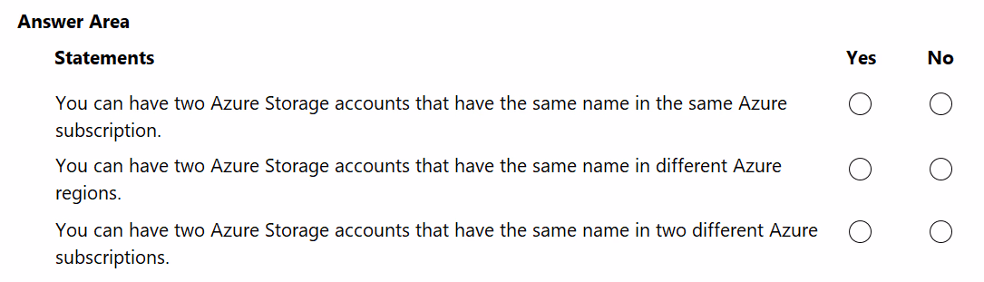Exam AZ-900 Question 417