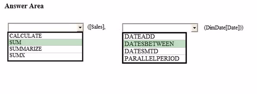 Exam 70-779 Question 7