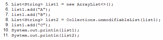 Exam 1z0-819 Question 10