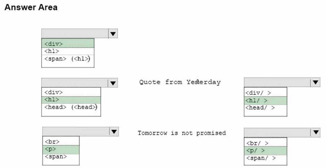 Exam 98-383 Question 10