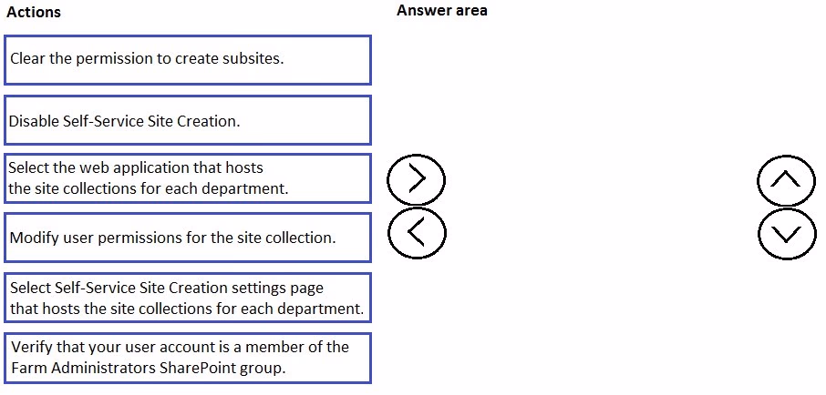 Exam 70-339 Question 5