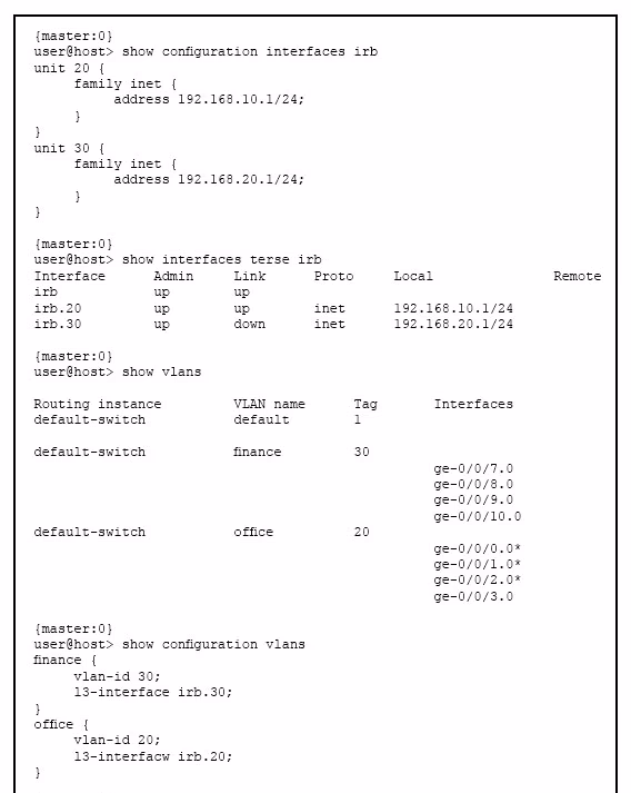 Exam JNCIS-ENT Question 10
