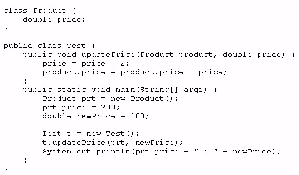 Exam 1z0-808 Question 1