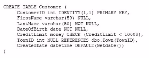 Exam 70-761 Question 4