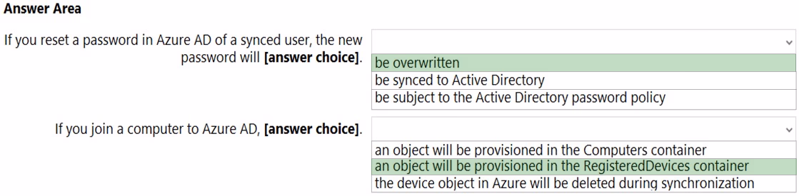 Exam MS-500 Question 6