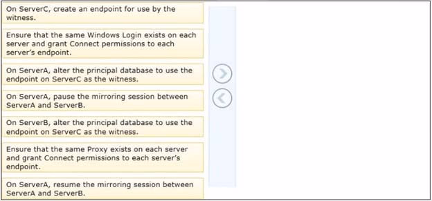 Exam 70-462 Question 3