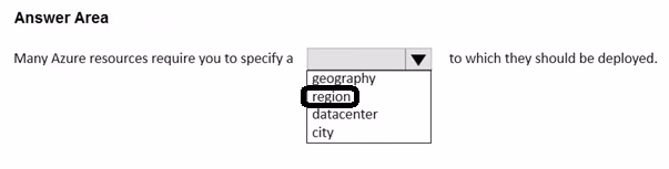 Exam AZ-900 Question 459