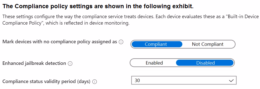 Exam MD-102 Question 1