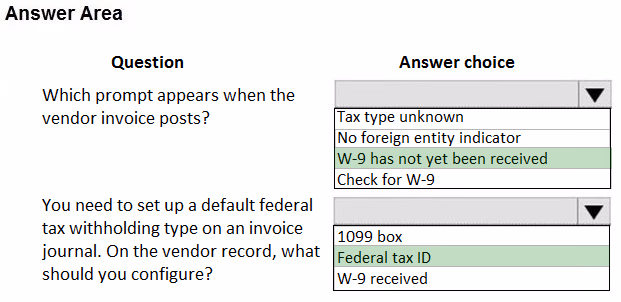 Exam MB-310 Question 15