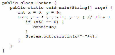 Exam 1z0-819 Question 1
