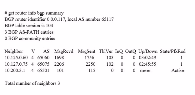 Exam NSE7 Question 9