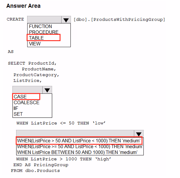 Exam DP-600 Question 7