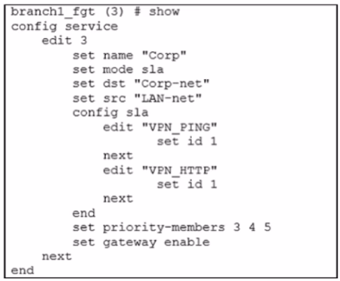 Exam NSE7_SDW-7.0 Question 4