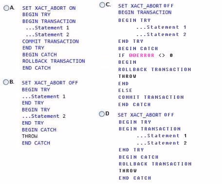 Exam 70-464 Question 41
