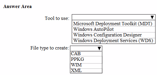Exam MD-100 Question 374
