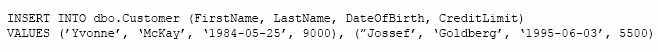 Exam 70-761 Question 6