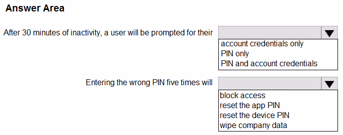 Exam MD-102 Question 5