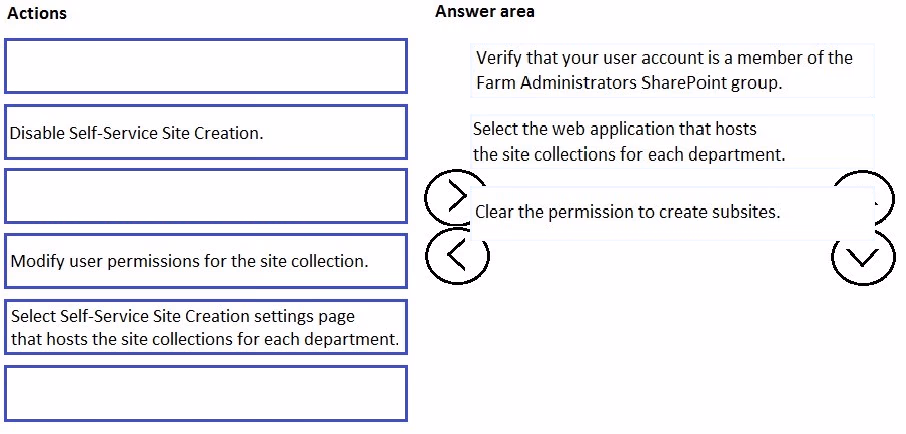Exam 70-339 Question 5